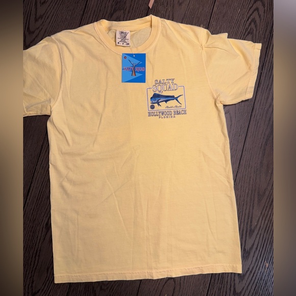 Salty squad shirt small yellow NWT - Picture 2 of 5